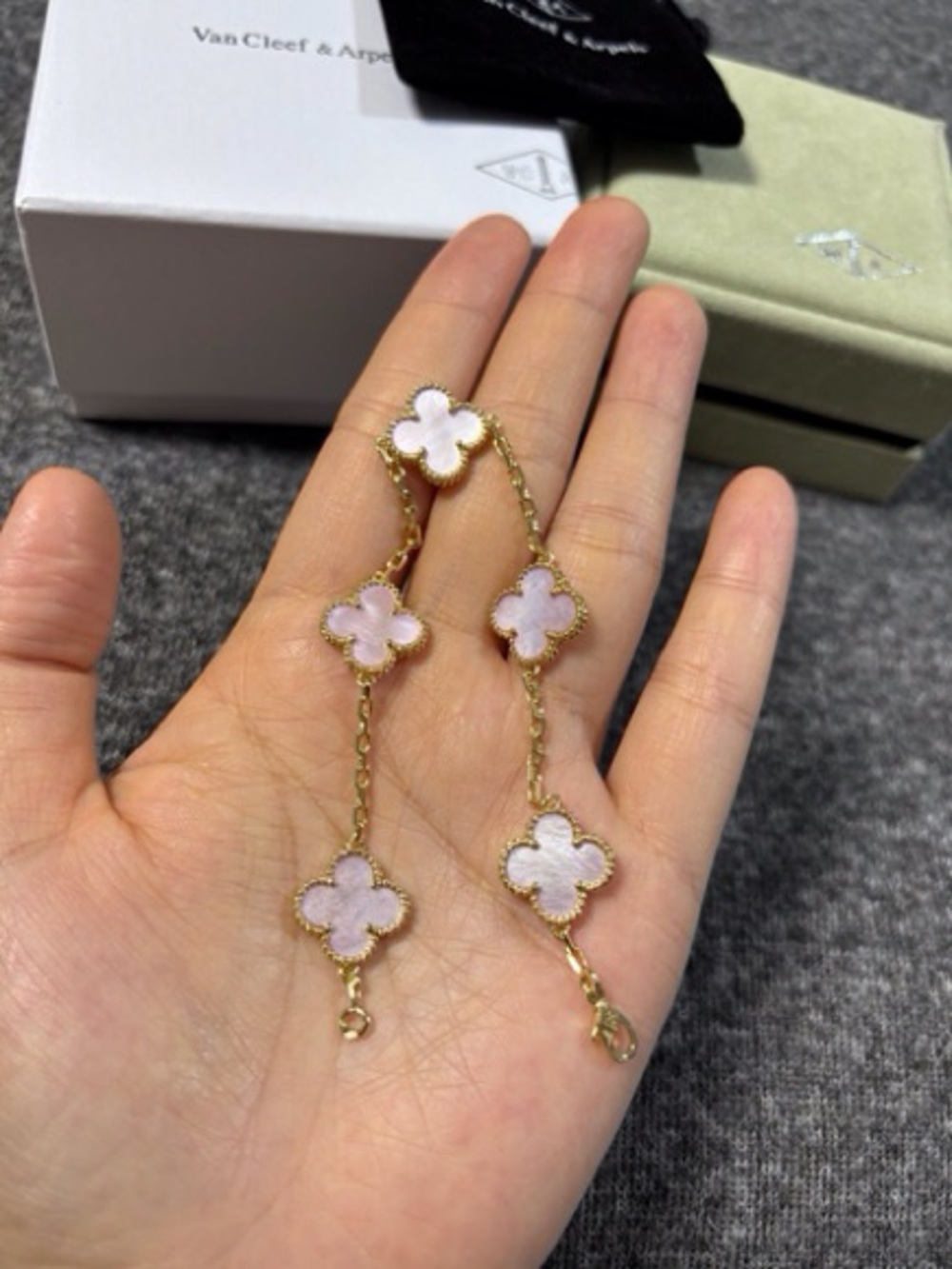 💍Van Cleef & Arpels 💍Five Four-Leaf Clover bracelet